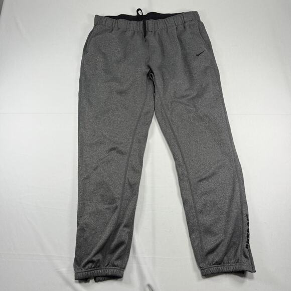 Nike Therma-Fit Grey Track/ Sweatpants Size Large - Picture 1 of 6